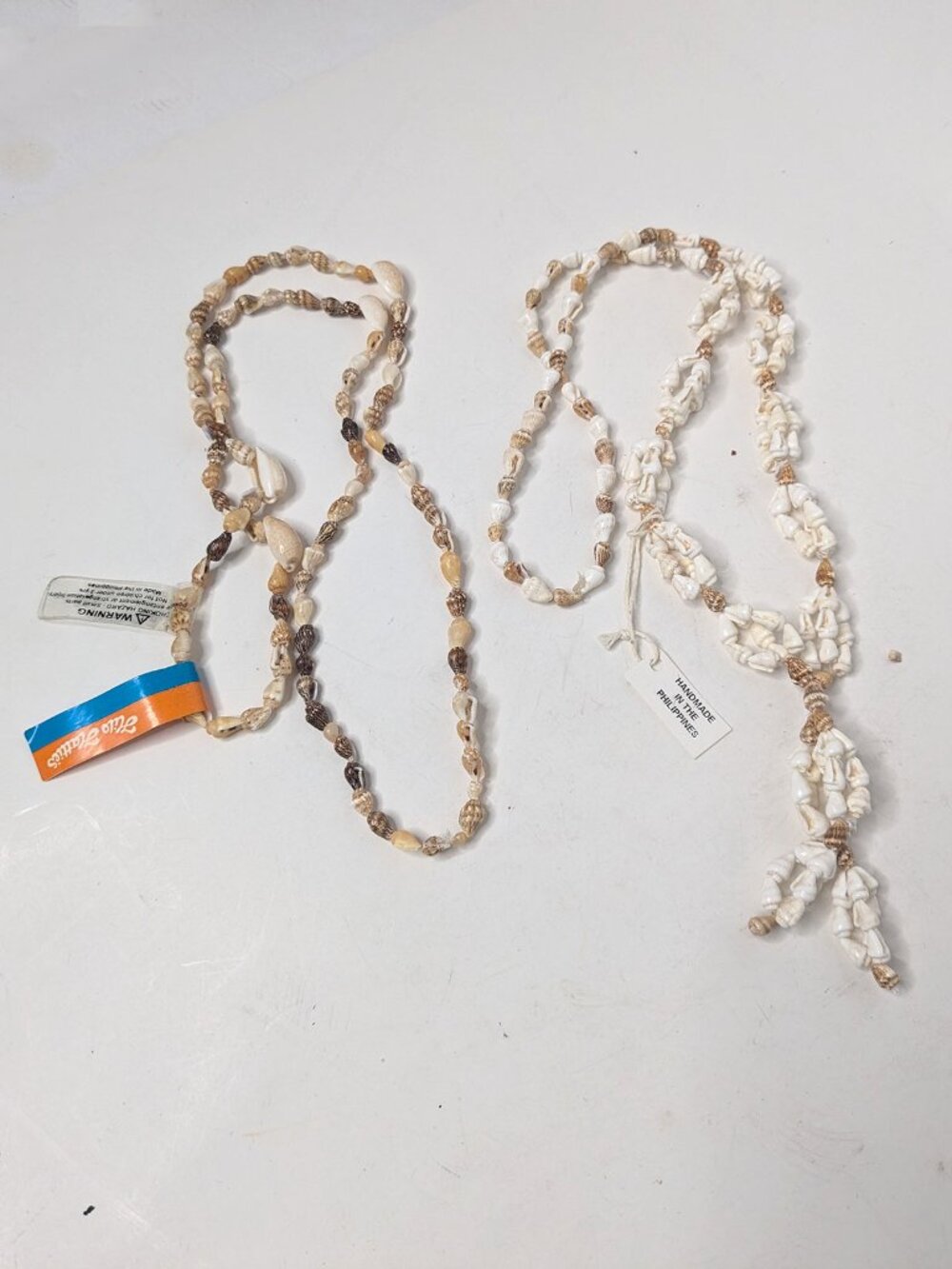 NWT Hilo Hattie & Handmade Shell Cowrie Necklaces Boho Beach Tropical Set 2